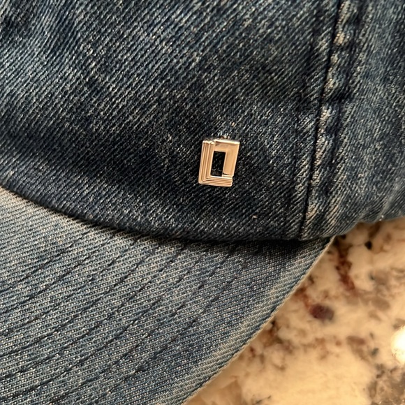 Blue Denim Karl Lagerfeld baseball cap..o/s Men’s - Picture 2 of 8